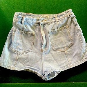 Wild Honey High-waisted Woman’s Shirts. Light washed Jean. Size Medium